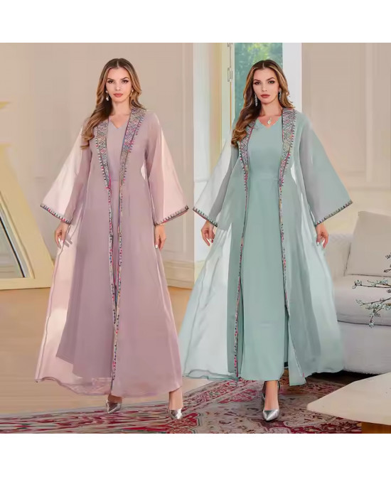 Abaya Élégance Bohème - Zayphir