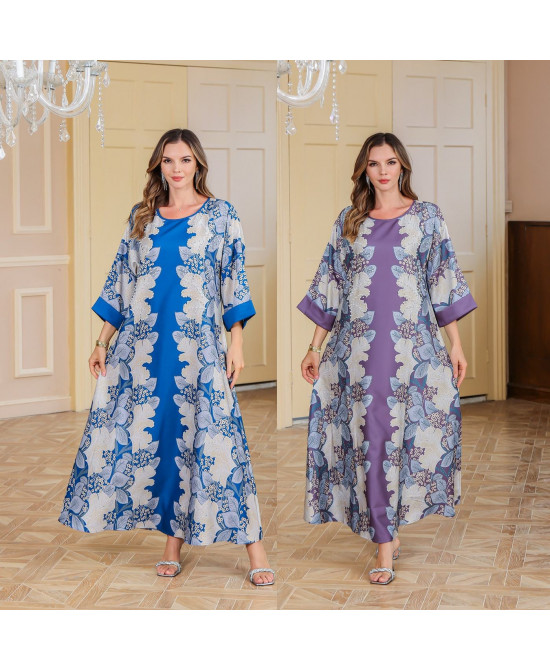 Robe Évasée Élégance Florale - Zayphir