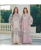 Robe Éclat Floral Élégant - Zayphir