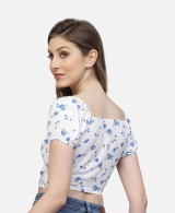 Casual Regular Sleeves Floral Print Women Black