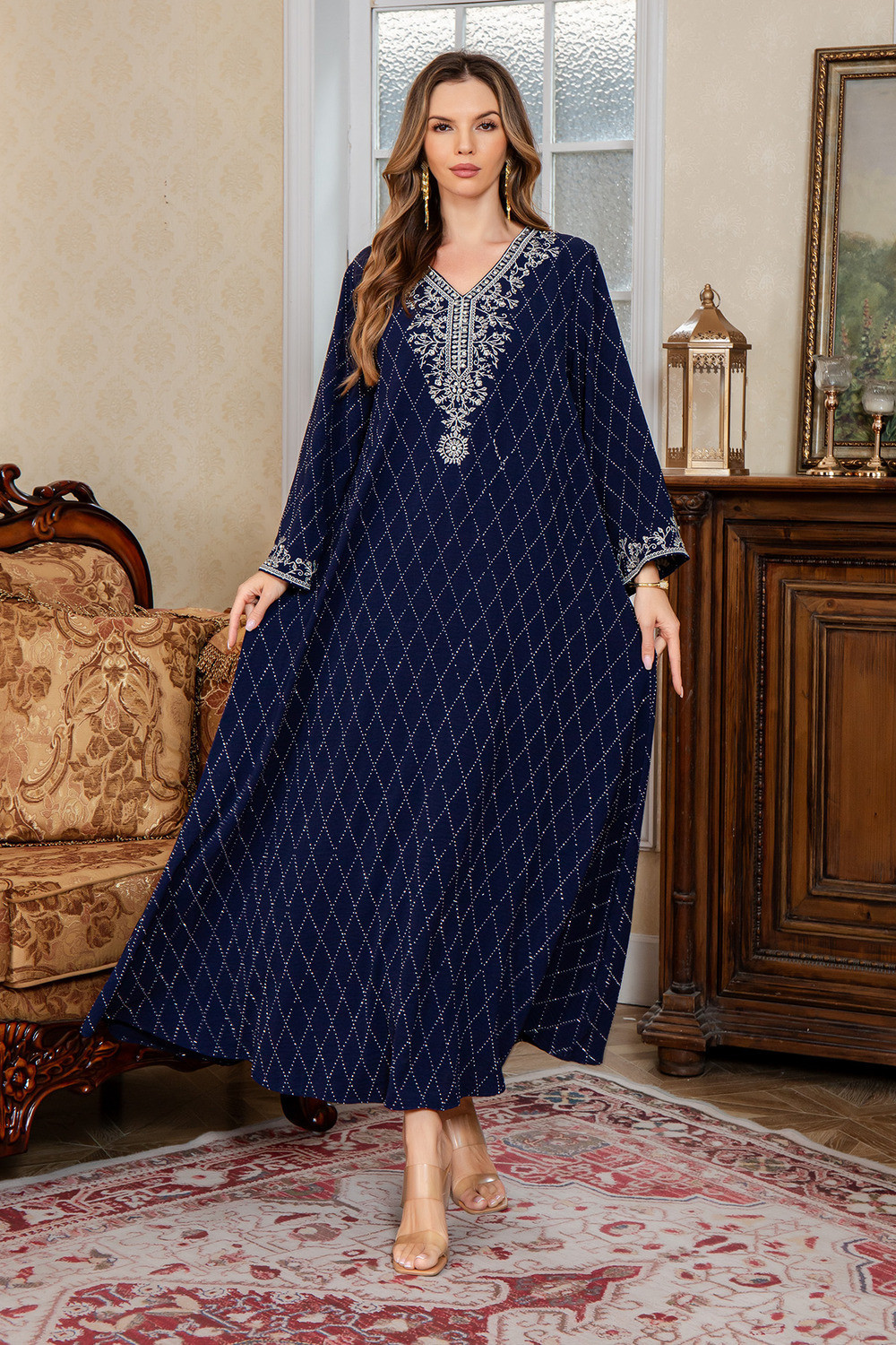 Robe Élégance Brodée pour Femmes - Zayphir