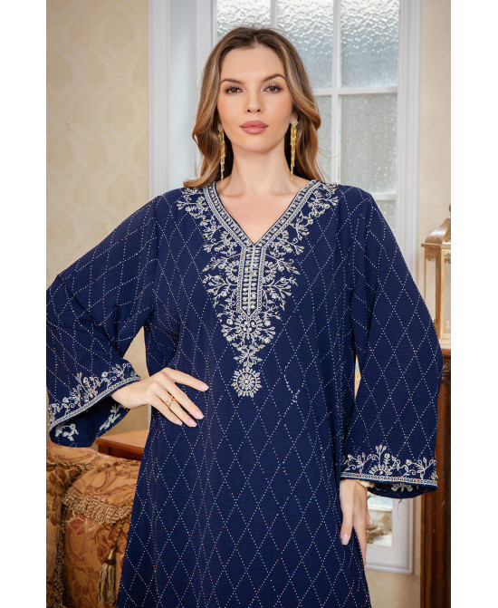 Robe Élégance Brodée pour Femmes - Zayphir