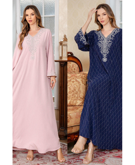 Robe Élégance Brodée pour Femmes - Zayphir