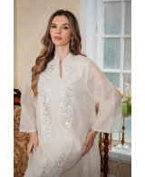 Robe Longue Brodée Élégante - Zayphir