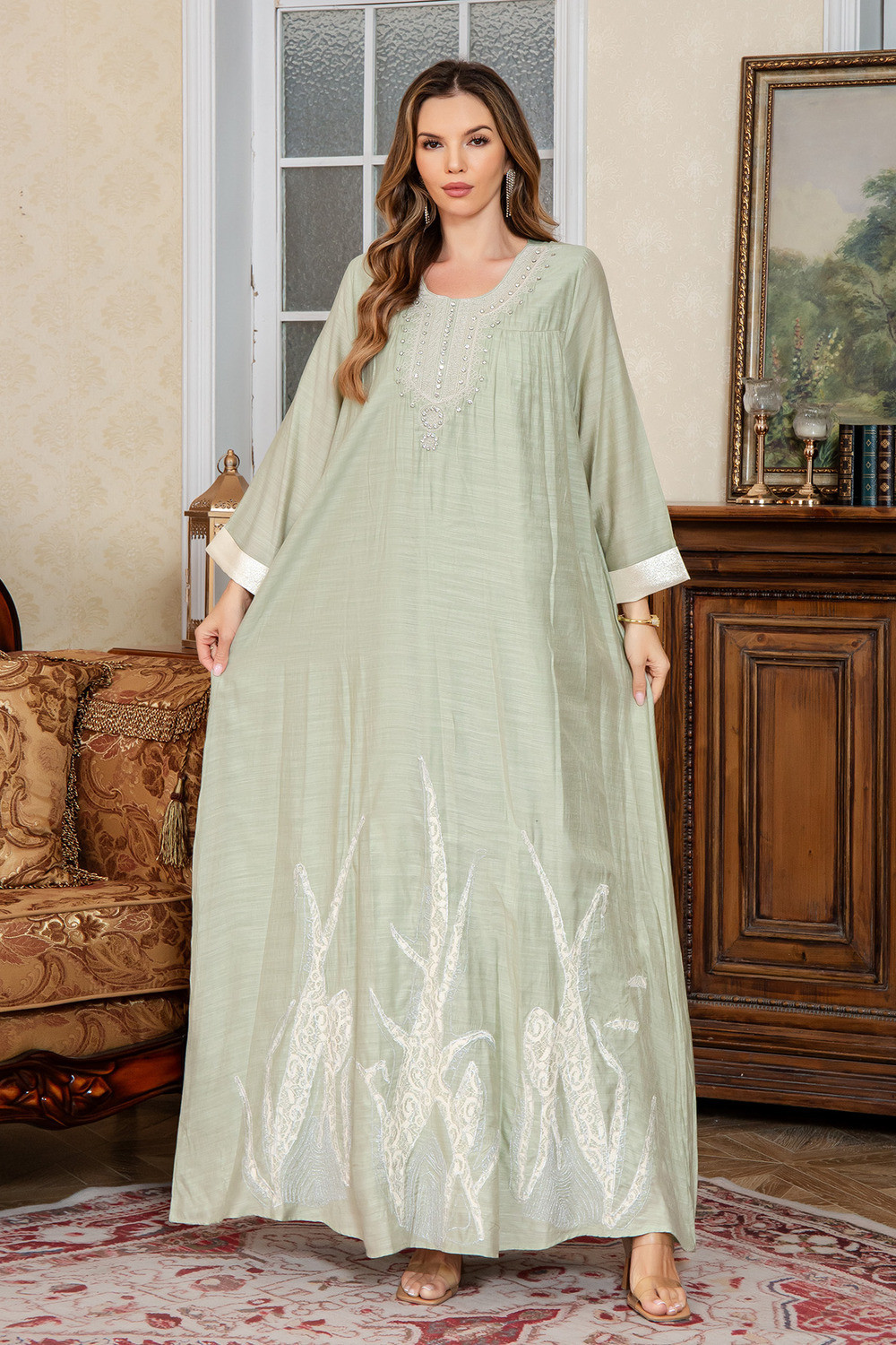 Robe orientale femme Perle de Majesté – Élégance raffinée
