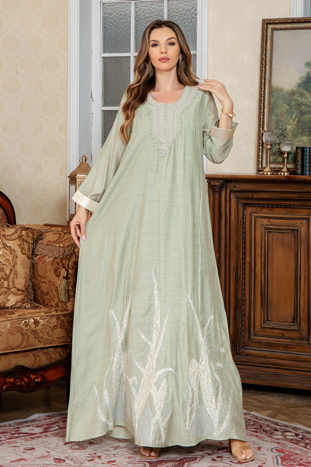 Robe orientale femme Perle de Majesté – Élégance raffinée