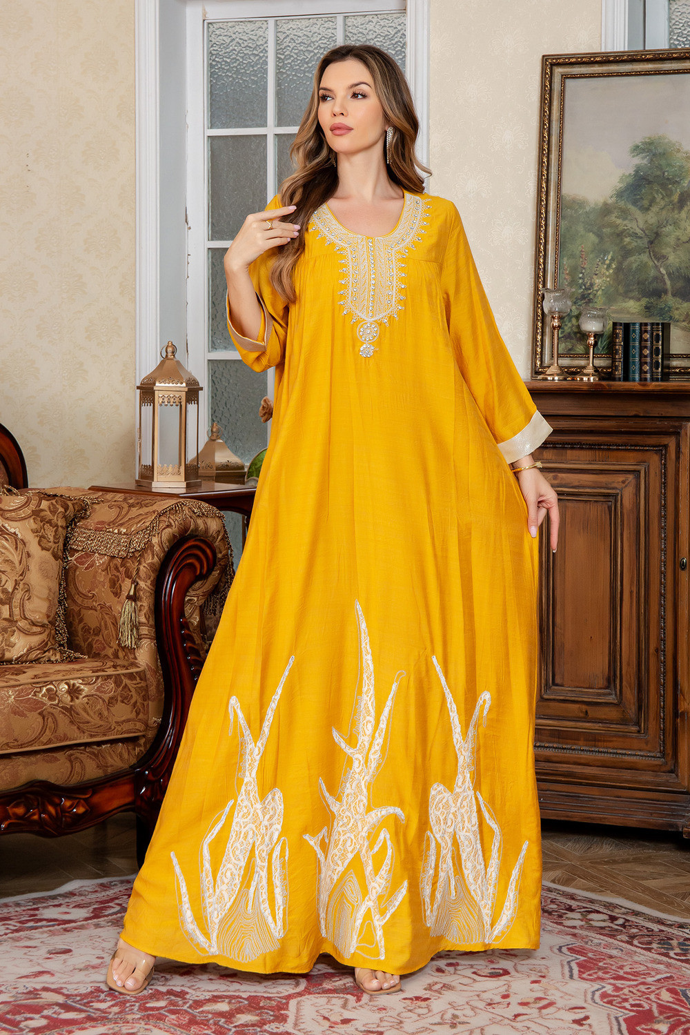 Robe orientale femme Perle de Majesté – Élégance raffinée