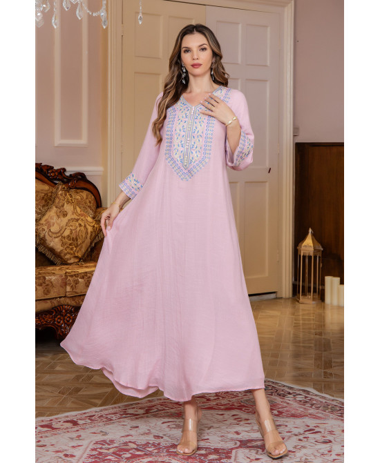 Robe orientale femme Ornement de Lune – Élégance raffinée