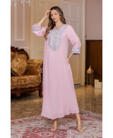 Robe Broderie Évasée Élégante - Zayphir