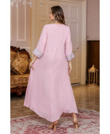 Robe Broderie Évasée Élégante - Zayphir