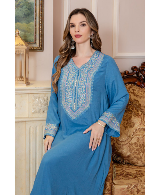 Robe orientale femme Ornement de Lune – Élégance raffinée