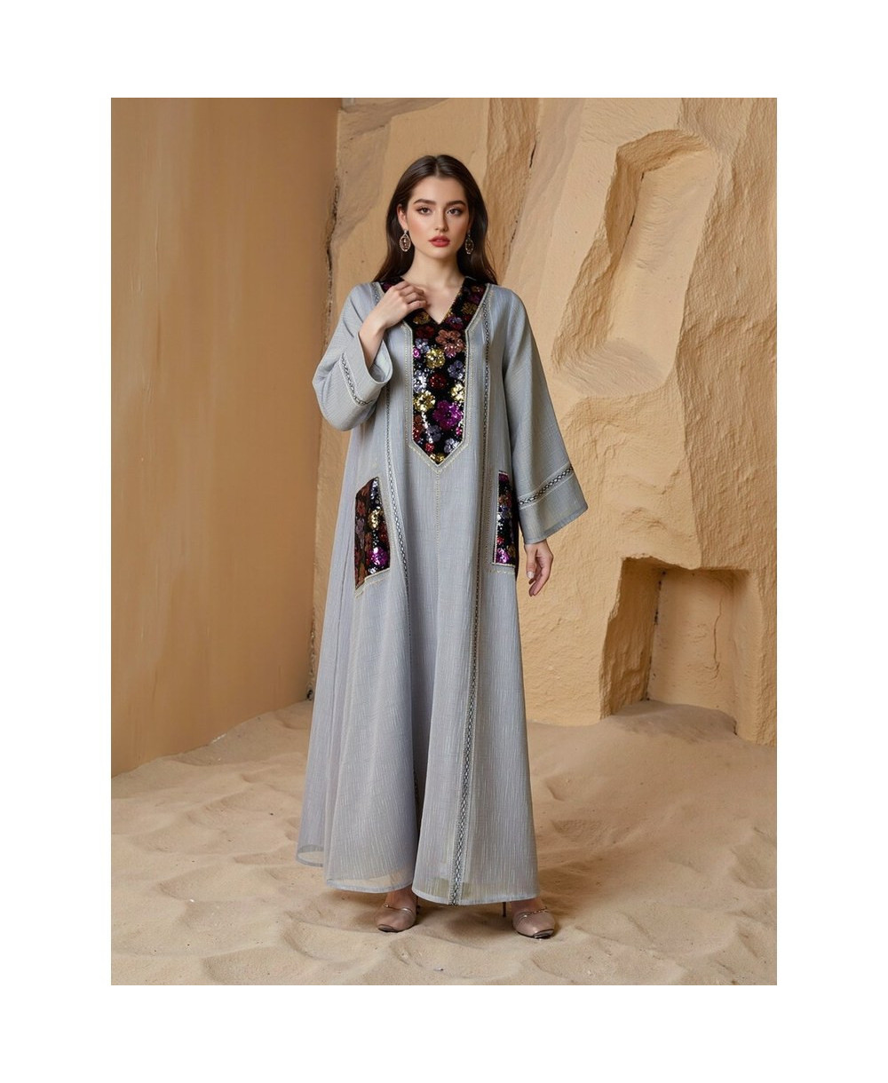 Caftan Élégance Florale vue 10