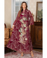 Caftan Élégance Florale - Zayphir
