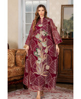 Caftan Élégance Florale - Zayphir