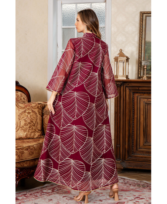 Robe orientale femme Saphir de Minuit – Élégance raffinée