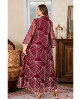 Robe orientale femme Saphir de Minuit – Élégance raffinée
