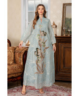 Caftan Élégance Florale - Zayphir