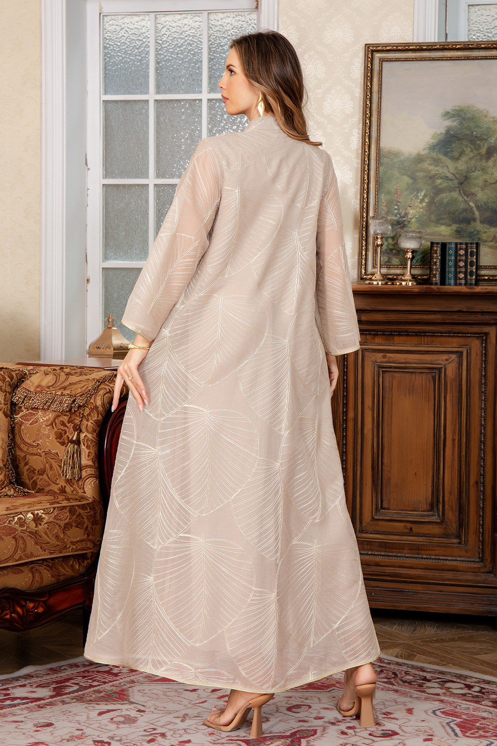 Caftan Élégance Florale - Zayphir