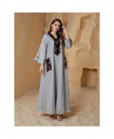 Caftan Élégance Florale vue 12