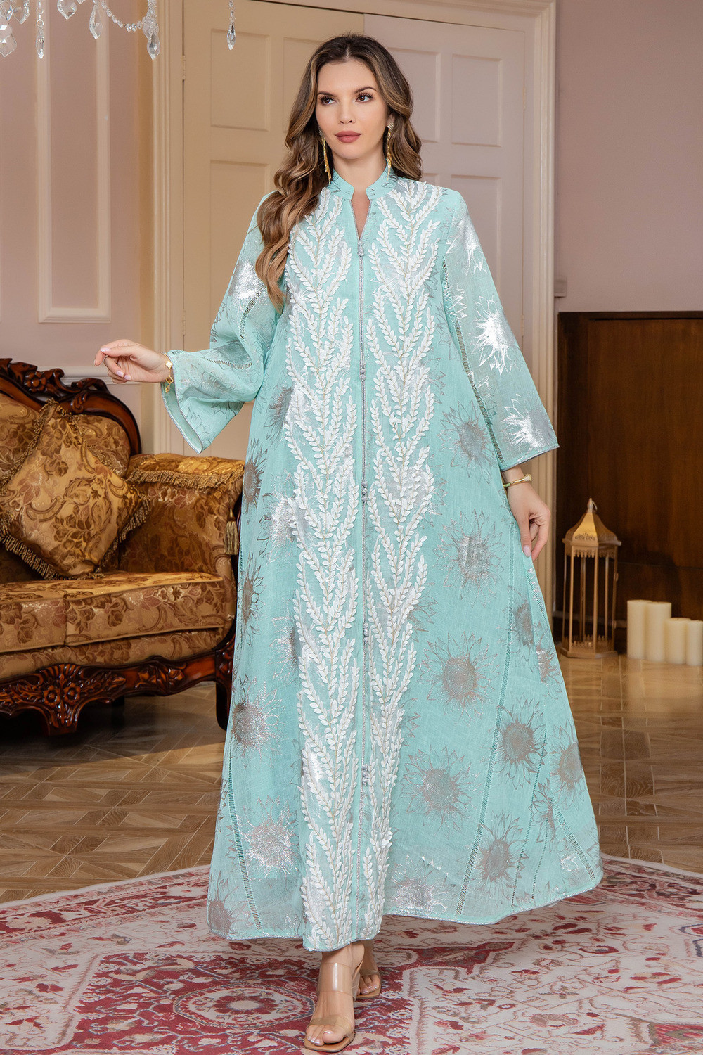 Robe orientale femme Éclosion Royale – Élégance raffinée