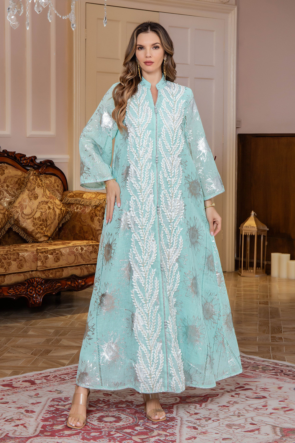 Robe orientale femme Éclosion Royale – Élégance raffinée