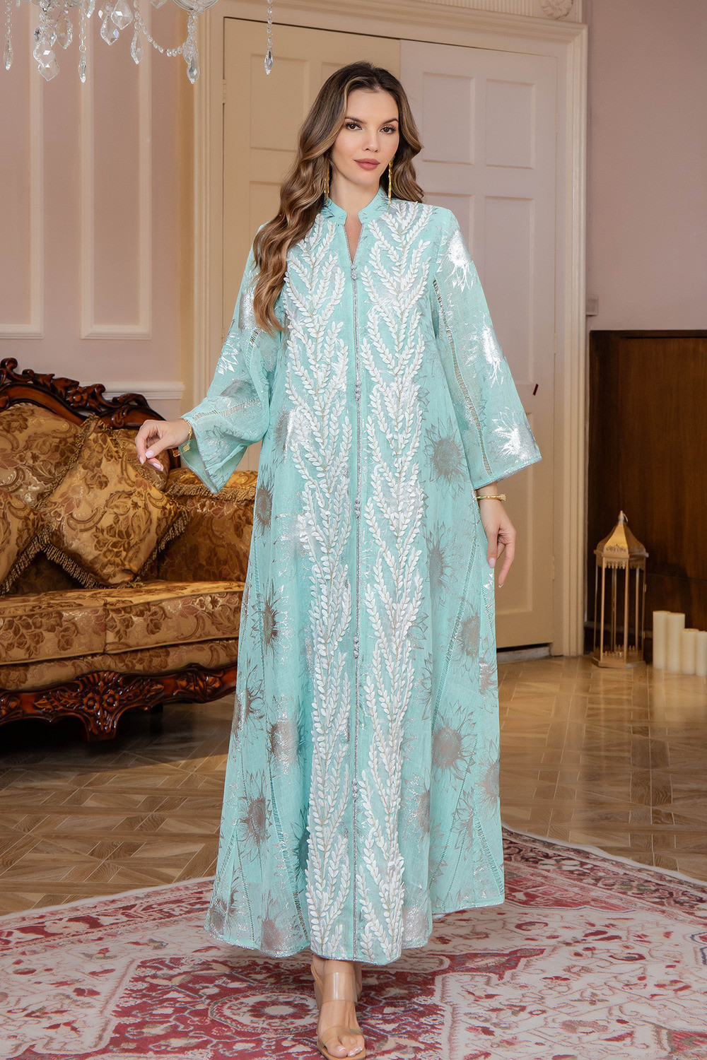 Robe orientale femme Éclosion Royale – Élégance raffinée
