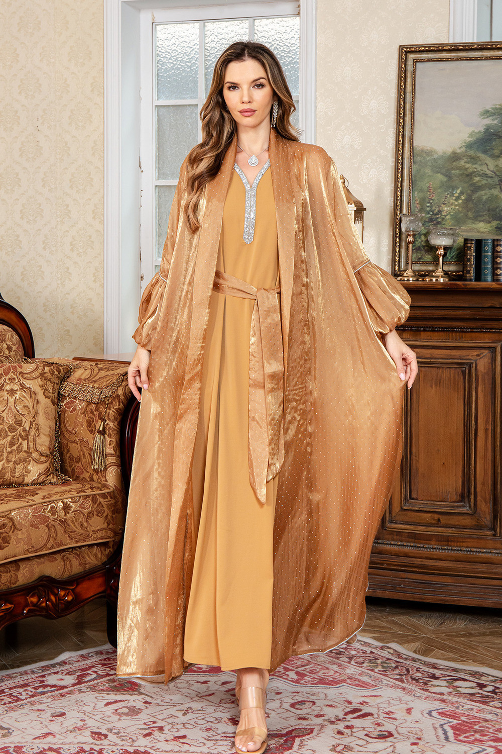 Robe orientale femme Aurore de Samarcande – Élégance raffinée