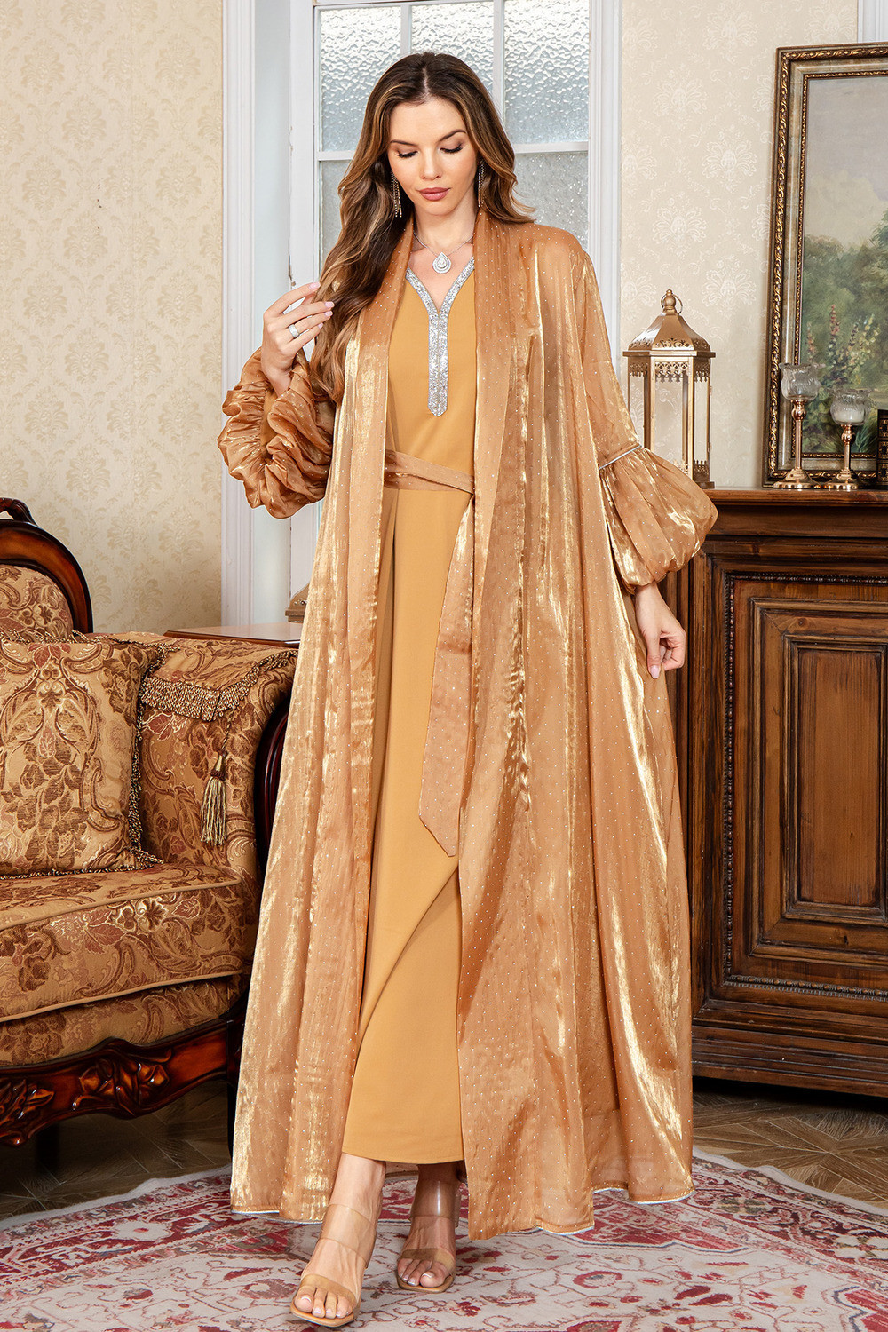 Robe orientale femme Aurore de Samarcande – Élégance raffinée