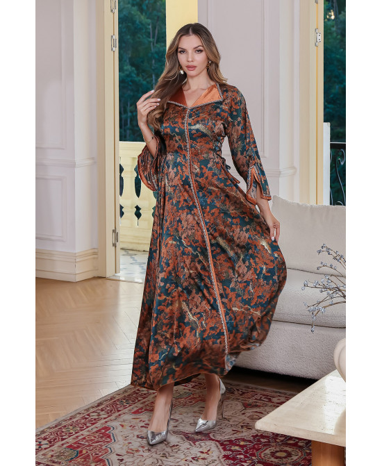 Robe orientale femme Sahara Minéral – Élégance raffinée