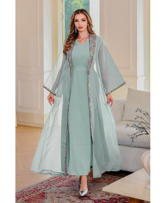 Abaya Élégance Bohème - Zayphir