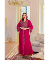 Robe orientale femme Rubis de Nuit – Élégance raffinée