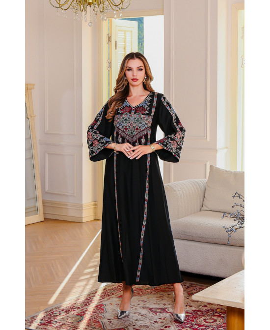 Robe orientale femme Rubis de Cour – Élégance raffinée