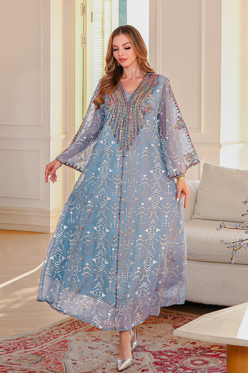 Robe orientale femme Etoile Précieuse – Élégance raffinée
