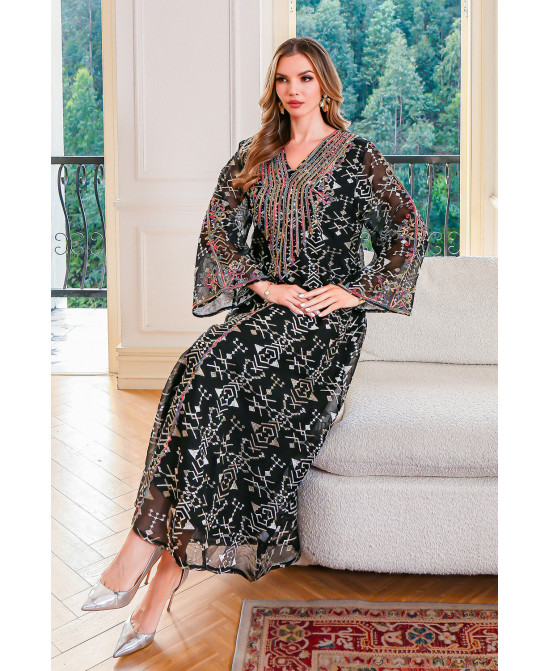 Robe orientale femme Etoile Précieuse – Élégance raffinée