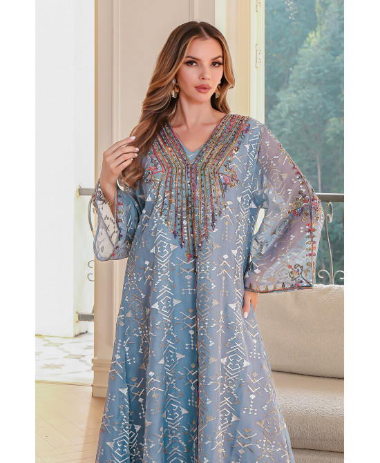 Robe orientale femme Etoile Précieuse – Élégance raffinée