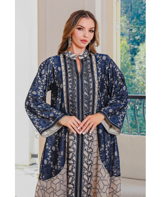 Robe orientale femme Nuit & Sable – Élégance raffinée