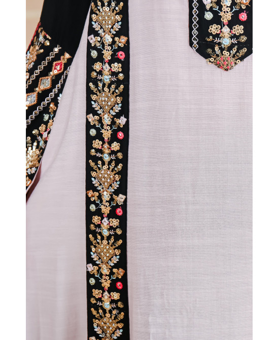 Robe orientale femme Jardin de Minuit – Élégance raffinée