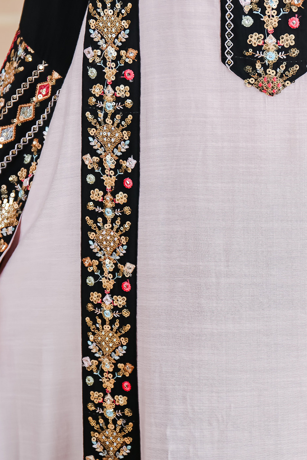 Robe orientale femme Jardin de Minuit – Élégance raffinée