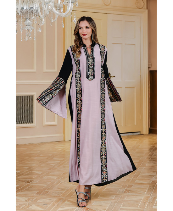 Robe orientale femme Jardin de Minuit – Élégance raffinée