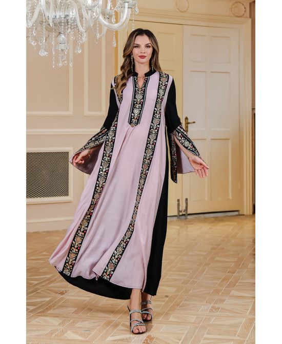 Robe orientale femme Jardin de Minuit – Élégance raffinée