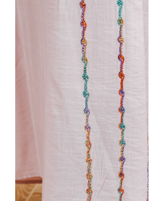 Robe orientale femme Sable Rosé des Dunes – Élégance raffinée