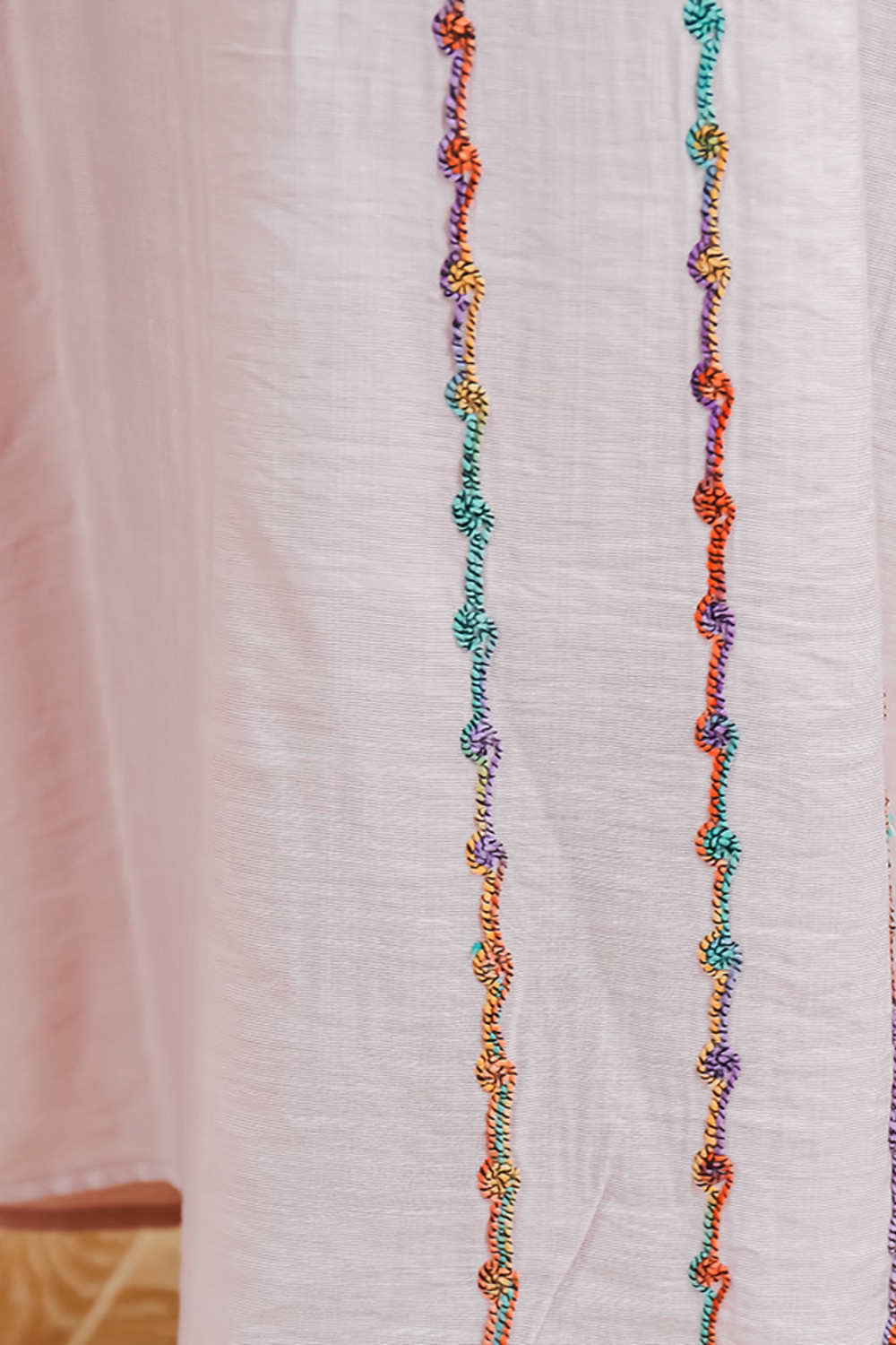 Robe orientale femme Sable Rosé des Dunes – Élégance raffinée