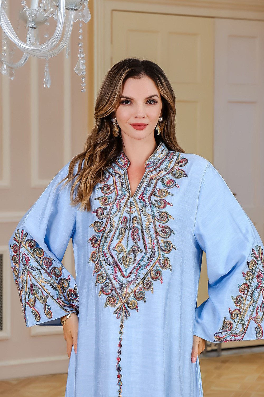 Robe orientale femme Écrin de Velours – Élégance raffinée