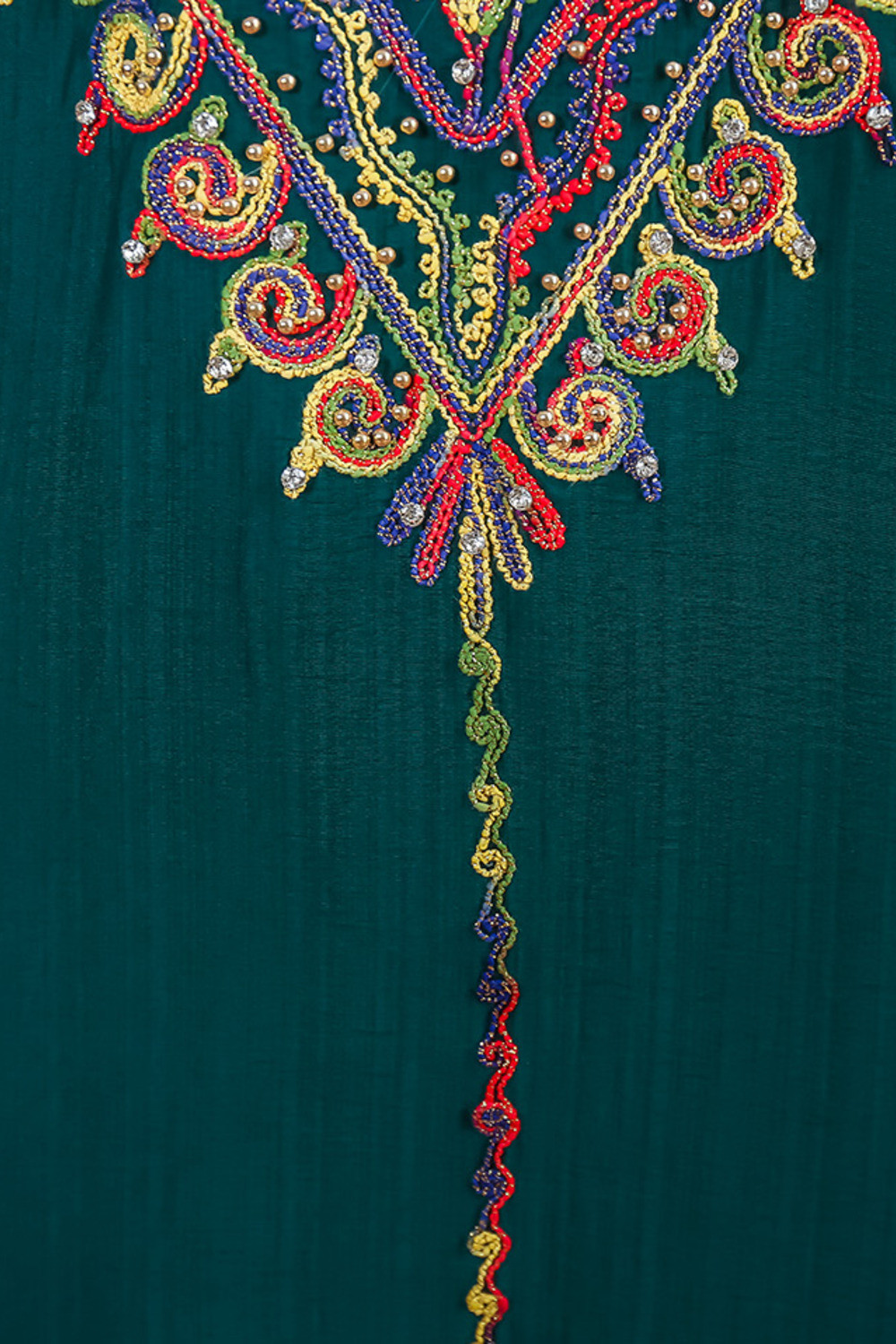 Robe orientale femme Émeraude Royale – Élégance raffinée