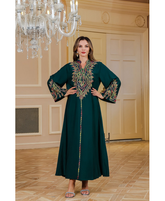 Caftan Élégance Royale - Chic Méditerranéen