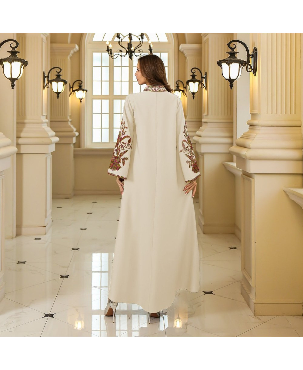 Abaya Élégance Florale vue 1