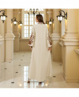 Abaya Élégance Florale vue 1