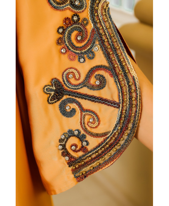 Robe orientale femme Safran Royal – Élégance raffinée