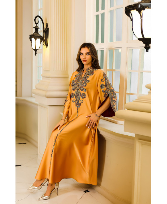 Robe orientale femme Safran Royal – Élégance raffinée