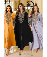 Robe orientale femme Safran Royal – Élégance raffinée